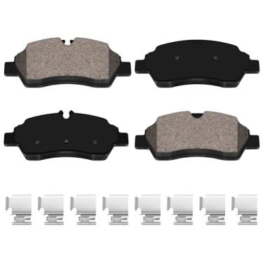 Imagem de HECHENQICHE Pastilhas de freio a disco de cerâmica traseiras para Ford Transit-150, Transit-250 e Transit-350 HD