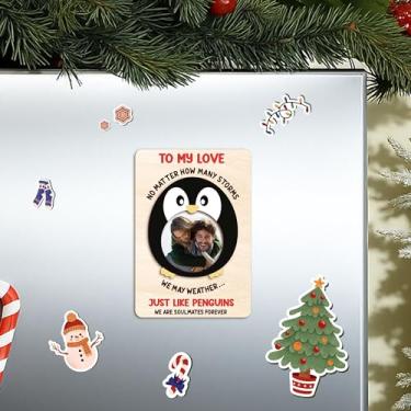 Imagem de GIFTELIX Molduras magnéticas – Presente de Natal – To My Love – Presente de aniversário para casal – Moldura magnética exclusiva para mulheres, homens – Molduras magnéticas para geladeira, armário e