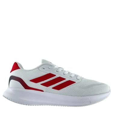 Imagem de Tênis Adidas Masculino Runfalcon 5 Branco Vermelho KJ0947-Masculino