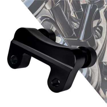 Imagem de HDBUBALUS Adaptador de elevação de guidão Braçadeiras de barra de motocicleta adequadas para Harley Touring 2014-2025 Softail 2018-2025 Dyna 2006-2017 Road King Street Glide Classic Low Rider Fat Bob