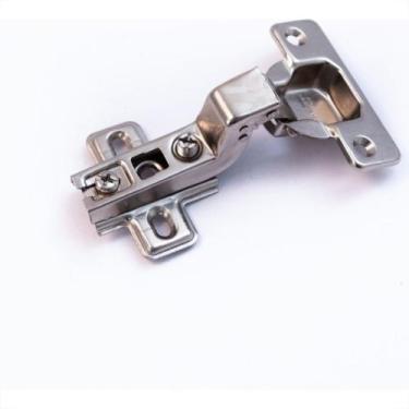 Imagem de Dobradica Pressao Moveis Jomarca Super Curva 35Mm Grande Com 10 Pecas 