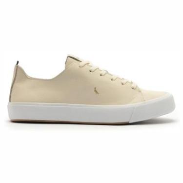 Imagem de Tênis Reserva Basic Leather Clean Masculino Off White Casual-Masculino
