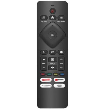 Imagem de Controle remoto de substituição para Philips TV, compatível com Smart TVs Philips Google e Android 4K UHD HDR, sem necessidade de configuração
