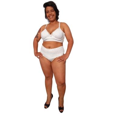 Imagem de CONJUNTO PLUS SIZE CONFORTO DOLCE SEDUTTI BRANCO