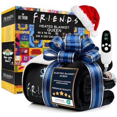 Imagem de Get Trend Cobertor elétrico Friends (Black Friends, Queen US)
