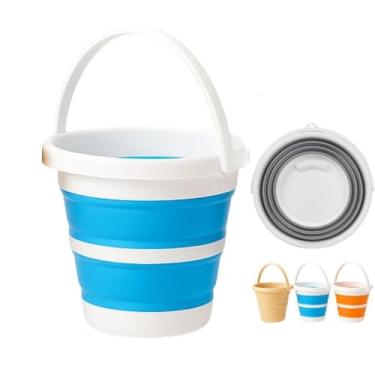 Imagem de Balde Dobrável 3 5 10 Litros Retrátil de Silicone (Aleatório,3 Litro)