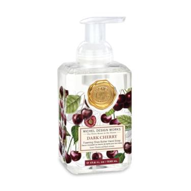 Imagem de Michel Design Works Sabonete espumante para as mãos, cereja escura, lindo recipiente quadrado com bomba