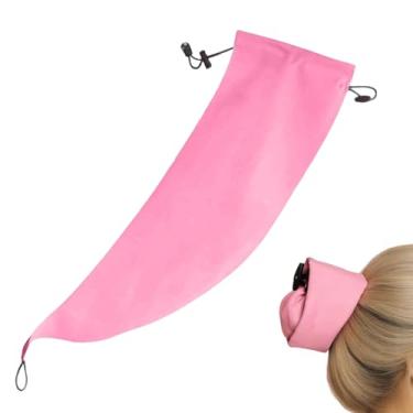 Imagem de Toucas De Banho Para Rabo De Cavalo | Faixa de Cabeça Ajustável - Capuz de Banho 56x15 cm para Penteados - para Raparigas Casa Ginásio Praia Natação Maquilhagem Viagens Tranças