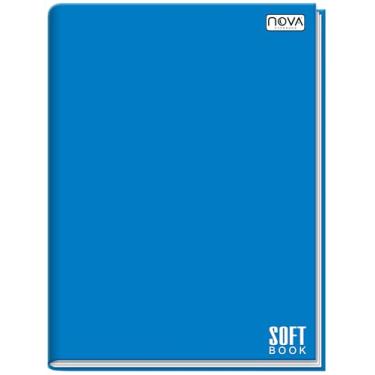 Imagem de CADERNO BROCHURA C/D 1/4 COSTURADO 96 FLS AZUL