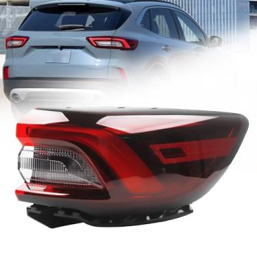 Imagem de Dasbecan Conjunto de luz traseira externa de LED do lado direito do passageiro compatível com Ford Escape 2023 2024 2025 lanterna traseira substitui PJ6Z-13404-A PJ6Z13404A