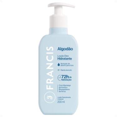 Imagem de Loção Deo Hidratante Francis Algodão 200ml