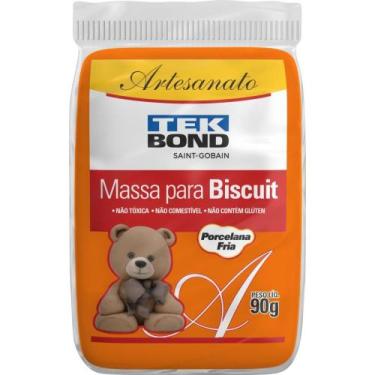 Imagem de Massa de Porcelana Fria Biscuit 90G Laranja CX.C/06 - Tekbond