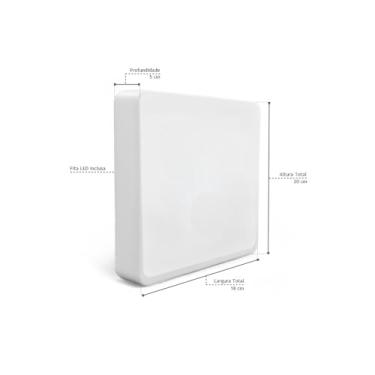 Imagem de Luminária Box Slim Love Pet USB Prático e Funcional para o Dia a Dia