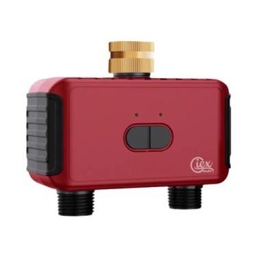 Imagem de Temporizador De Irrigação Inteligente Para Jardim 2 Zonas WIFI ZIGBEE 