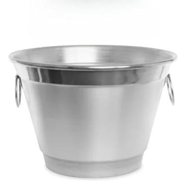 Imagem de Balde De Gelo Para Champanhe Com 7 Litros Para Cerveja, Vinho, Champanhe — Balde De Gelo Com AlçA