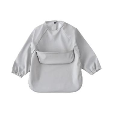 Imagem de Avental De Pintura Impermeável Para Bebês Com Mangas Longas, Acessório