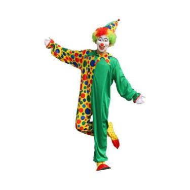 Imagem de Fantasia De Palhaço De Circo Para Adultos Para Apresentações De Palco,