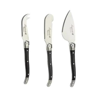 Imagem de Conjunto De Facas De Queijo Laguiole Para Crianças Com 3 Peças, Espalh