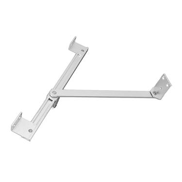 Imagem de Dobradiça de Janela Gambete Ajustável em Forma T com Posicionamento Extrapolado para Instalação Casa e Escritório Ligação Liga Alumínio Estável Compat