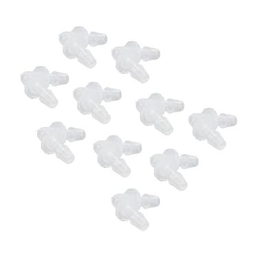 Imagem de Acouto Conectores de Junta de Mangueira de Cotovelo de 90 Graus, Acessórios de Plástico para Bomba e Tubos de Silicone, e Confiáveis ​​para Diversas Aplicações Com 10 Peças (4,8 mm)