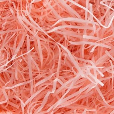 Imagem de Recheio de grama ráfia, papel desfiado de 100 g para caixa de presente, decoração artesanal, enchimento sustentável para lembrancinhas de festa (champanhe)