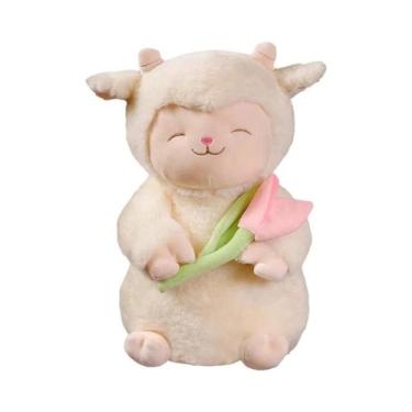 Imagem de Brinquedo De Pelúcia Kawaii Tulipa, Animal De Estimação Macio, Brinque