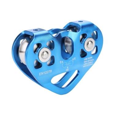 Imagem de Equipamento De Escalada Em Rocha Com Polia Dupla De Alumínio De Alta C