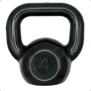 Imagem de Kettlebell Emborrachado Treinamento Funcional - 4 Kg - BOX INGÁ