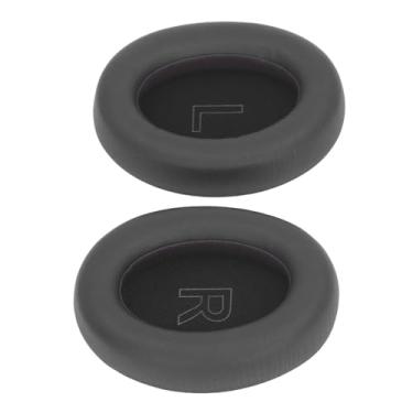 Imagem de Generic Almofadas de Fone de Ouvido de Esponja de Couro Proteico para Life Q10 Life 2 NEO, Durabilidade e Flexibilidade, para Uso a Longo Prazo (Preto)