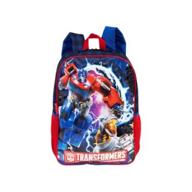 Imagem de Mochila Escolar Sestini Transformers Optimus Colorido 66327-00