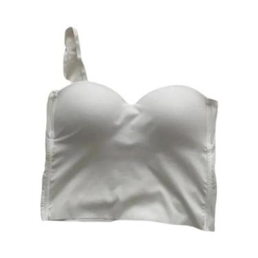 Imagem de Top Esportivo Feminino Slim Fit De Cor Sólida Com Duas Alças, Regata S