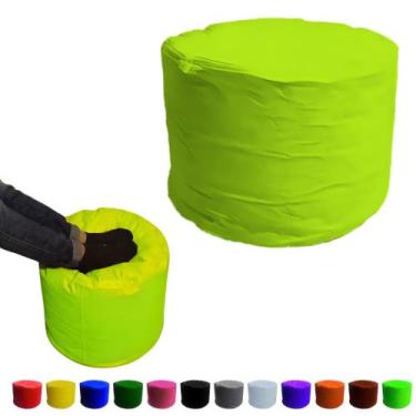 Imagem de Puff Apoio De Pés Peseira Descanso Ergonômico Com Enchimento - Mercadã