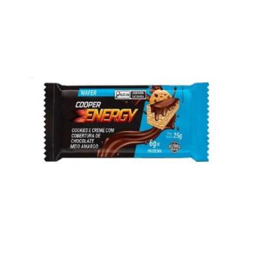 Imagem de Wafer Cooper Energy Sabor Cookies e Creme 25g