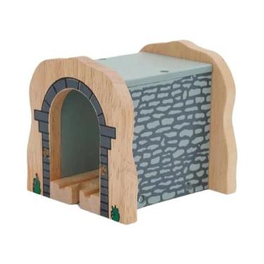 Imagem de Brinquedos De Trem De Madeira Para Crianças Com Acessórios De Ponte E 