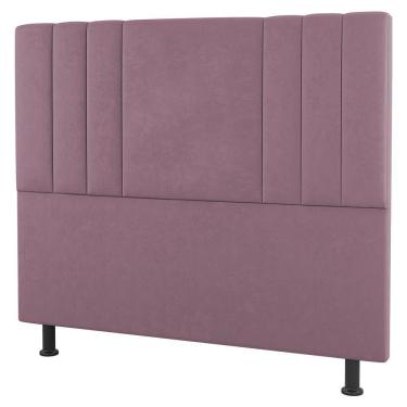 Imagem de Cabeceira Cama Box Casal Queen Size Grace 160Cm Suede Rosé