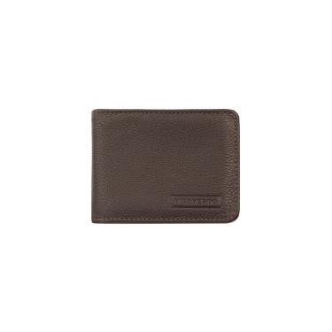 Imagem de Carteira masculina pequena de couro floater Jack 8x10cm