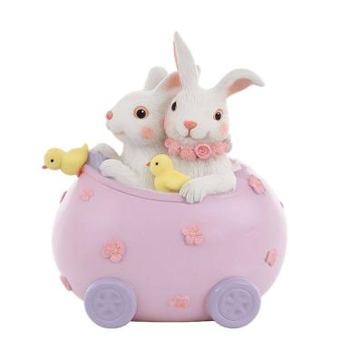 Imagem de Coelho De Pascoa Color Baby Carrinho de Passeio  11,5x10x7,5cm 1098981 1Unid