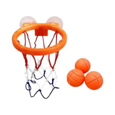Imagem de Mini Cesta De Basquete Para Banheira Com Ventosas E Bolas Para Criança