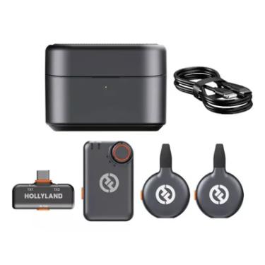 Imagem de Microfone Duplo Hollyland Lark M2s Kit Camera Usb-c Lightn
