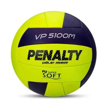 Imagem de Bola Vôlei Penalty Vp 5100 Mirim XXVI - Amarelo e Roxo