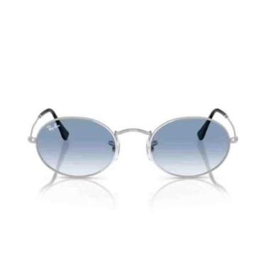 Imagem de Óculos de Sol Ray-Ban Oval Prata 0RB3547 003/3F54-Unissex