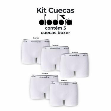 Imagem de Kit 5 Cuecas Boxer Diadora Sem Costura - Masculino 