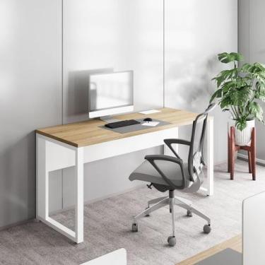 Imagem de Escrivaninha Mesa Escritório Diretor com Caixa de Tomadas 150cm Indust