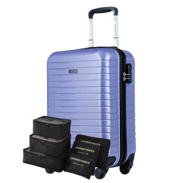 Imagem de Mala de Viagem Bordo 10kg em ABS, Cadeado, Aprovada ANAC, Original Ses