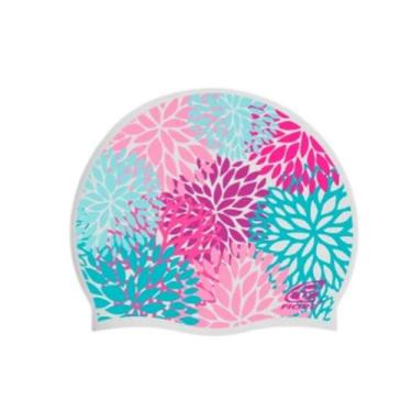 Imagem de Touca Para Natação De Silicone Estampadas - Fiore, Hidrângeas rosa