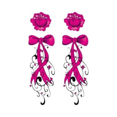 Imagem de Adesivo De Tatuagem Temporária À Prova d'Água Com Design De Borboleta 