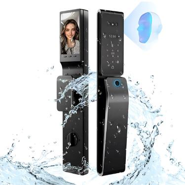 Imagem de Fechadura Digital Reconhecimento Facial a Prova d Agua IP68