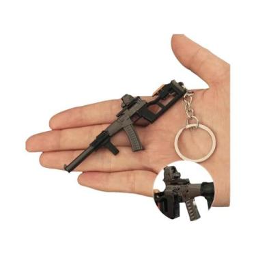 Imagem de Chaveiro Modelo De Mini Arma Areha AEK PK16 T88 VSS Sniper Em Liga Met