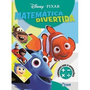 Imagem de Livro matemática divertida pixar - tabuada das 4 operações - RIDEEL