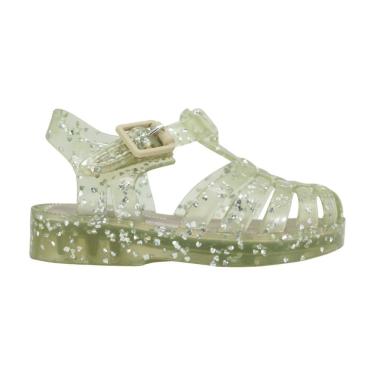 Imagem de Sandália Mini Melissa Possession Shiny Elements II Baby Amarelo/Glitter